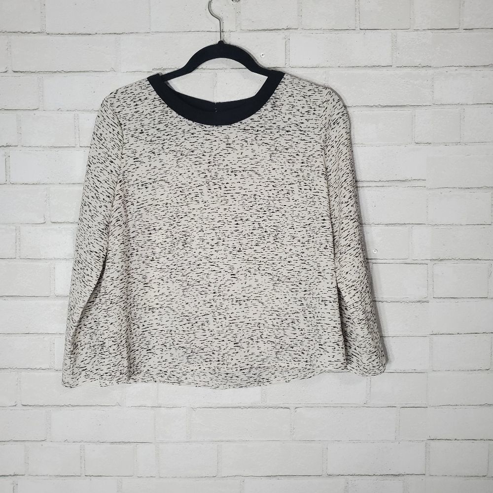 Rose & Olive cute black and white‎ blouse